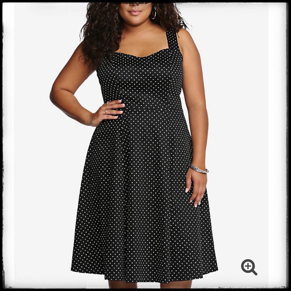 Torrid Polka Dot Swing Dress - SOLD OUT Online!